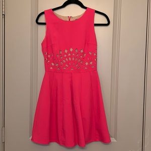 Pink A-line Dress